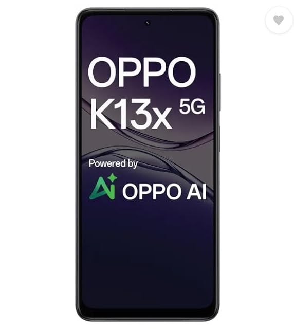 OPPO K13x 5G 6000mAh and 45W SUPERVOOC Charger & AI (Midnight Violet, 128 GB) (8 GB RAM) view 2