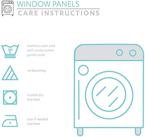 Bonzer Linen Textured Diamond Print Curtains - Light Filtering Grommet Window Drapes For Bedroom, Living Room, 52 X 63 Inch, Dove Gray, Set Of 2 Panels #TOP6