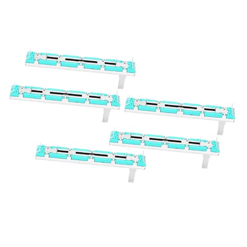 Slide Potenciômetro, Fader Deslizante Reto de Canal Duplo, Baixo Ruído para Ajuste de Volume, Qualid