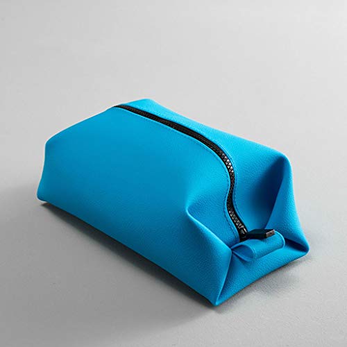 Organiseur de Maquillage Petit sac de maquillage for Voyage, Trousse de maquillage for les femmes Sac de toilette, stockage quotidien portable Rangements pour Produits Cosmétiques ( Color : Blue ) Cover