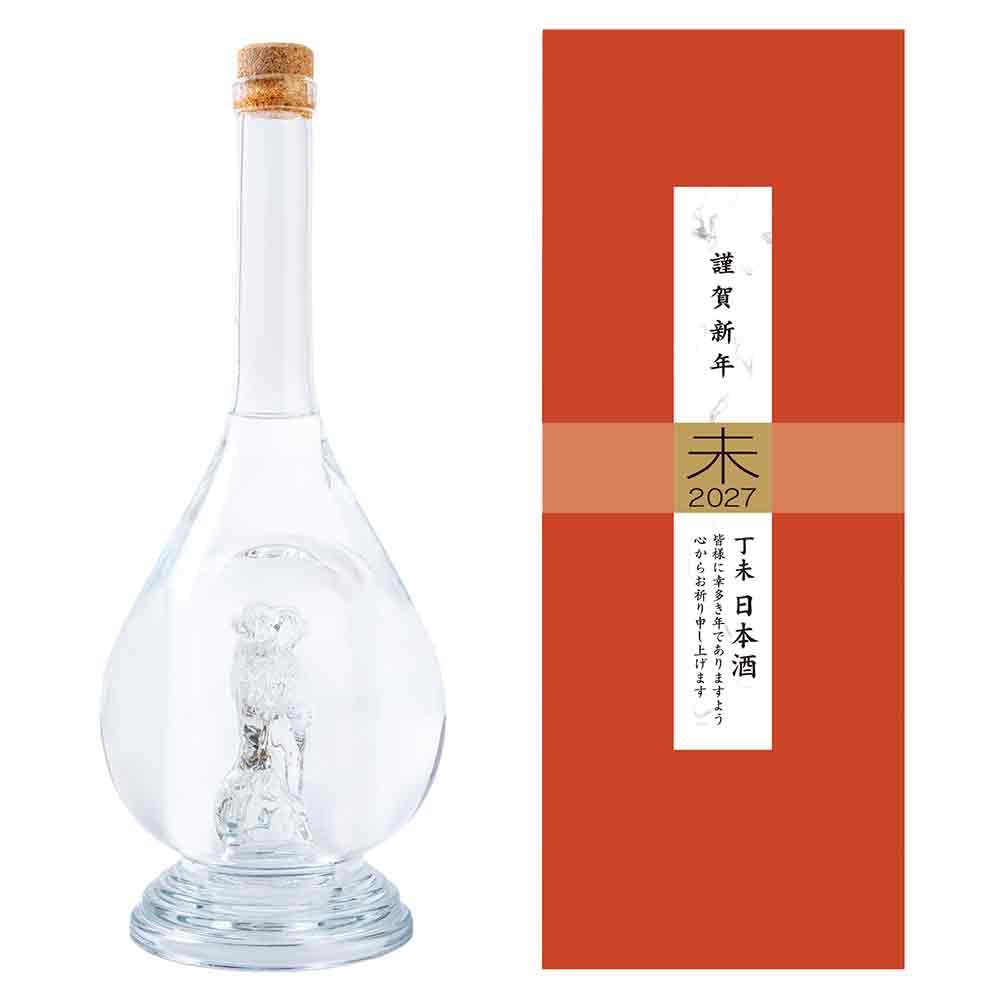 Amazon.co.jp: 干支ボトル 2027 丁未 (ひのとひつじ) 純米大吟醸 500ml