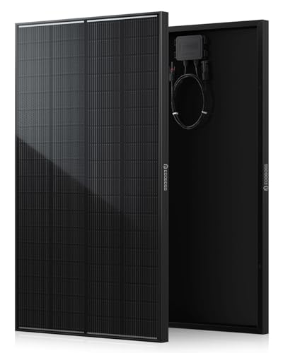 Image of ECOBOSS 200W Solar Panel, N-Type 16BB 12V 200 Watt Solar Panel with 25.6% High Efficiency, IP68 Waterproof & 30-Year Long-Lasting Design, for RV, Van, Marine, Rooftop, Cabin & Off-Grid Power Systems