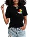 Ithalt Juneteenth Shirts for Women African American Freedom T-Shirt Black History Tshirt June 19th 1865 Tee Tops(Black1, Large)