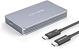 thunderbolt festplatte extern 【Hervorragende Wärmeableitung】 Wärmeableitung aus Aluminium, lang anhaltende Leistung. Wir haben auch das mitgelieferte Wärmeleitpad mit 0,5 mm und 1 mm 2er-Packs für eine bessere Verwendung aufgerüstet. Es kann die Wärmeableitung verbessern und Ihre SSD-Größe festlegen. Entsprechend der Dicke der SSD kann es als Einzel- oder 2er-Pack verwendet werden zusammen im Bereich von 0,5-1,5 mm.