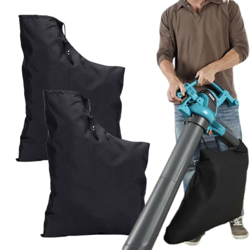 WUSJCOF 2 Pezzi Sacchetto per Polvere per Seghe Circolari, Sacchetto per Segatura per Sega da Banco, Troncatrice con Cerniera e Supporto in Filo, Accessorio per Troncatrice Modello (255) (Nero)