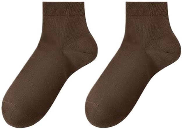 2 Pairs of Hand Sewn Cotton Socks for Men's Mid Length