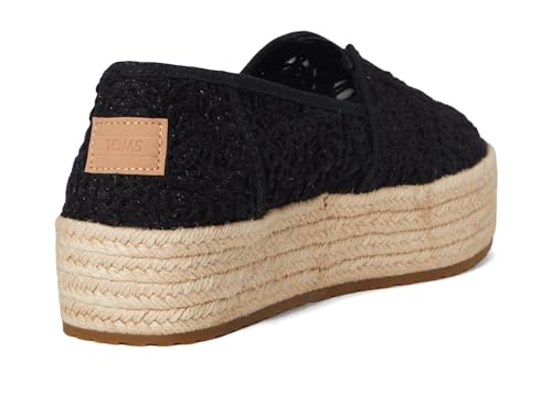 Image of TOMS Women's Valencia Platform Espadrille, Textile Upper, OrthoLite Insole