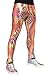 Revolver Fashion / Funstigators Festival Clothing: Men's Holographic Disco Meggings - Made in USA (Dazzle Orange, Large)