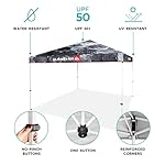 Quiksilver 10x10 Pop Up Canopy – UPF 50+ Outdoor Beach Tent with One-Push Setup – Portable Shade Shelter for Beach, Tailgate, Festivals, Camping – Water-Resistant Folding Gazebo with Wheeled Bag - Image 4