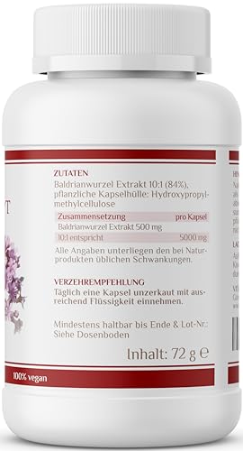 Baldrian-Dragees von Vitaconcept für Anti-Aging Medizin