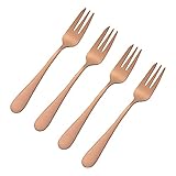 Klassisches Geschirr | Diese Kuchengabeln sind beneidenswert stilvoll und ideal zum Genießen von Gebäck, Kuchen und kleinen Desserts und verleihen jedem Nachmittagstee-Set Stil und Raffinesse. Diese Gabeln haben eine dezente, schlanke Tropfengriffform, die fachmännisch ausbalanciert ist und eine Freude zu halten ist
