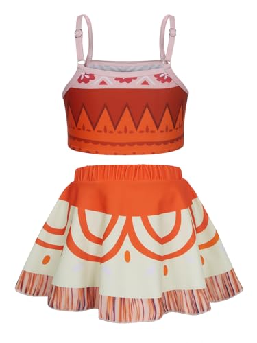 COTRIO Bathing Suit for Girls Princess Adventure Swimsuit Toddler Baby 2 Piece Bikini Sets Swimwear Swimming Suits2