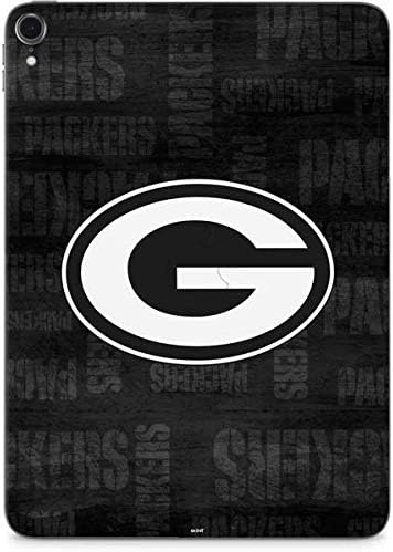 Skinit Decal Tablet Skin Compatible with iPad Pro 12.9in (2021) - Officially Licensed NFL Green Bay Packers Black & White Design