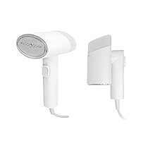 Jocca Stiratrice Verticale a Vapore Pieghevole Traveller | 23 g, min di Vapore Continuo | Serbatoio 150 ml | Riscaldamento Rapido | Compatta da Viaggio | Con Spazzola per Tessuti Delicati