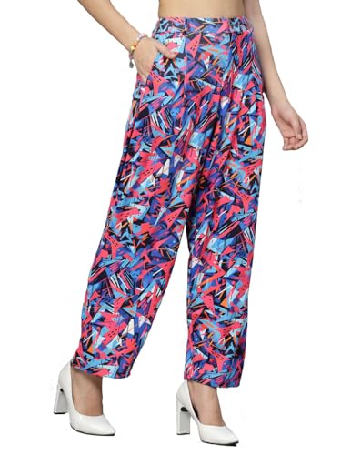 Image of UZARUS Women's Relax Fit Trouser 2 Pockets Baggy Pants