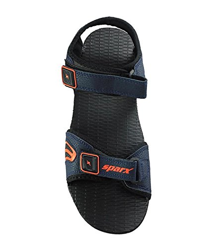 Image of SPARX Men's Sandals & Floaters SS-702-BLUE-ORANGE-7