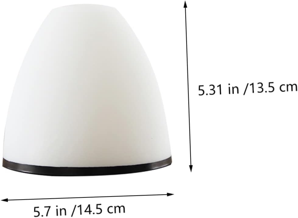 Angoily 1pc Creative Glass Lamp Cover and Black Shade for Chandelier Ceiling Lamps and Wear-resistant Easy to Install for Home Decoration