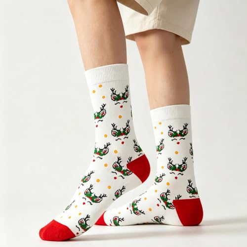 Christmas Fuzzy Socks Cozy Fluffy Winter Warm Slipper Socks for Women Gifts - image 3