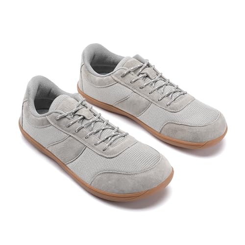 Image of Barefoot Shoes for Men, Spacious Toe Box Zero Drop Minimalist Walking Sneakers, Breathable Lightweight Non-Slip Casual Shoes