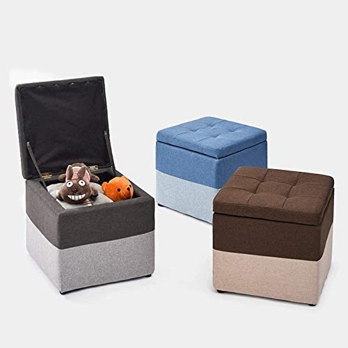 Tabouret de rangement pour coiffeuse afin de désencombrer la chambre