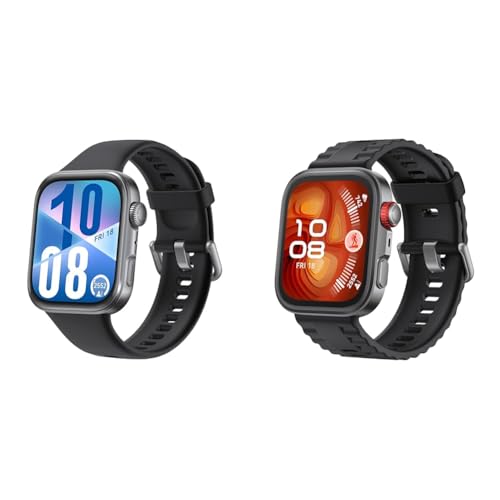 HUAWEI Watch FIT 4 + FIT4 Pro Black GPS Smartwatch Bundle