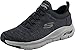 Produktbild Skechers Herren Arch Fit Waveport Sneaker, Black Mesh Gray Trim, 41 EU