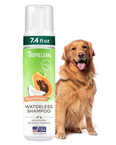 TropiClean Champú Seco Papaya para Mascotas - 218...