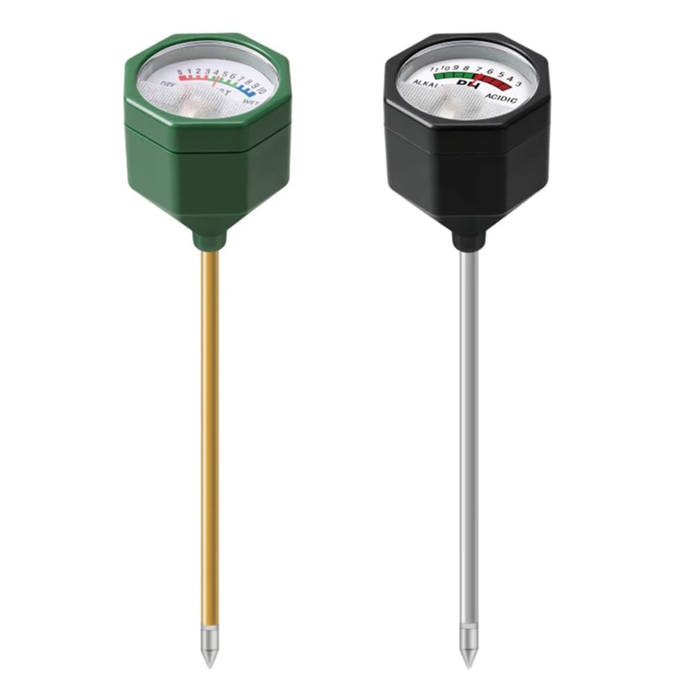 Xnuiasqe Soil Ph Tester Soil Moisture Meter Acid-Base Analyzer Metal Probe No Battery Required Tool For Garden Potted Plants