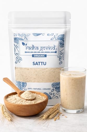 Image of Radha Govind Summer Cooling Combo - Gond Katira (400g) & Jau Sattu (1kg) | Traditional Ayurvedic Body Coolants for Heat Relief | Natural Hydration & Energy Drink Mix Bundle