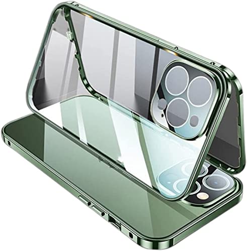 Étui magnétique iPhone 14 Pro coque verre trempé 360 protection intégrale