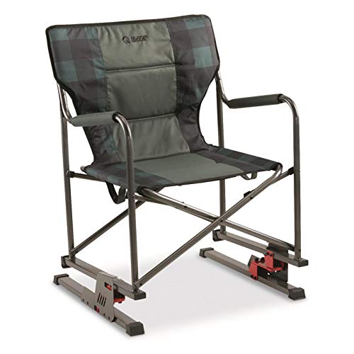 Guide Gear Oversized Bounce Director's Camp Chair, 300-lb. Capacity, Green Plaid