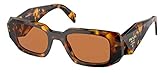 Prada Occhiali da Sole PR 17WS Honey Tortoise/Brown 49/20/145 donna