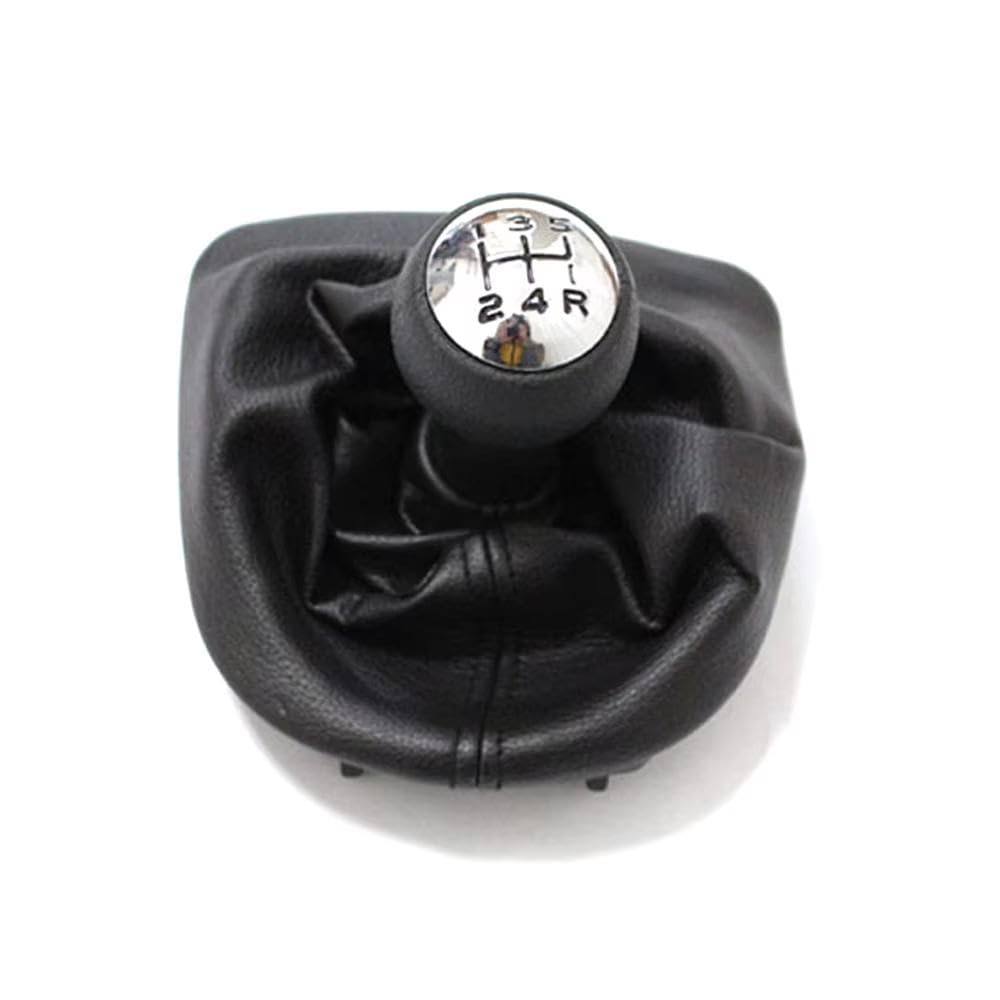 POANBCGY Auto Parts for Peugeot 207 307 307 CC 406 308 5 Speed Manual Car Stick Gear Shift Lever Knob Leather Boot(with Boot)