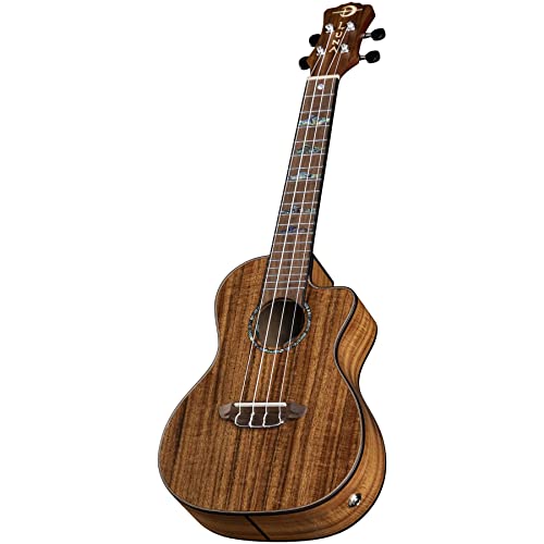 Luna Guitars UKE HTC KOA Ukulélé Concert Marron - Les Beatles, Paul McCartney, John Lennon, RIngo Starr, George Harrison Luna Guitars UKE HTC KOA Ukulélé Concert Marron – Image 3
