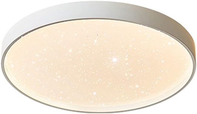 Flush Mount Ceiling Light Fixture,Ultra-Thin Round LED Energy-Saving Flat Light,Three-Color Dimming Ceiling Lamp,Close to Ceiling Light Fixtures,Easy to Install