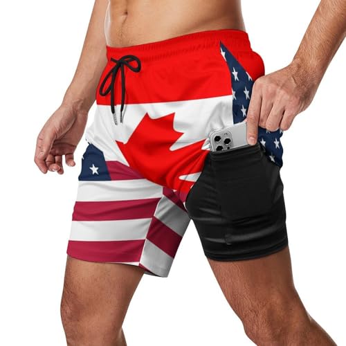 Pantalones cortos de playa cómodos para nadar y caminar con bolsillos 2