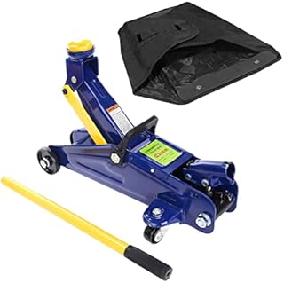Aain 2 Ton Heavy Duty Floor Jack,Hydraulic Low Profile Trolley Service Floor Jack,Blue