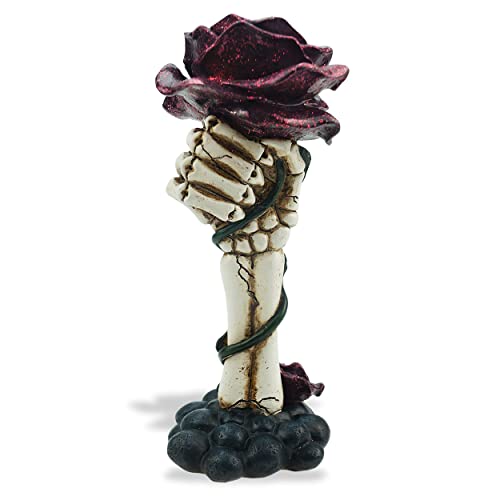 Cadeau de Saint-Valentin original squelette rose gothique lumineuse LED - 4