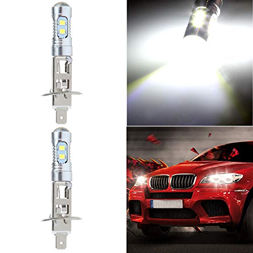 Cciyu Super White 6500K H1 10W Car Led Xenon Fog Light,2Pack #TOP1