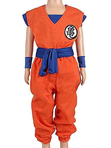 Dragon Ball Children Costume, Son Gokus Training Suit at Master Roshis Orange