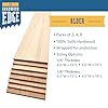 Hardwood Edge Alder Planks - 2-Pack Unfinished Craft Wood - 1/4'' (6mm) Laser Engraving Blanks #3