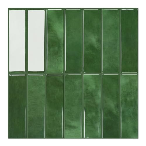 STICKGOO 10-Sheet Peel and Stick Backsplash Tile, Self Adhesive Vinyl Wall Tiles, Stick on Backsplash for Kitchen and Bathroom(Thicker Design) by STICKGOO - Used condition - US$27.83