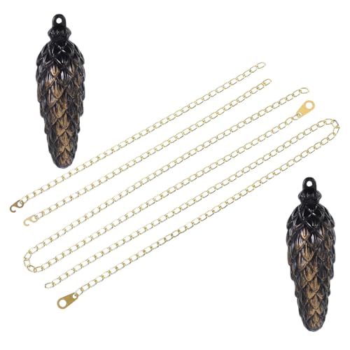 OSALADI 2pcs Handmade Cuckoo Clock with Decorative Hammer Mechanical Movement Wall Hanging Clock Musical Chimes for Living Room Home Office Decor Timeless Artistry and Unique Design