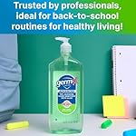 Germ-X Advanced Hand Sanitizer with Aloe and Vitamin E, 1 Liter, Less Drying Moisturizing Gel, No Rinse Formula, Pump Bottle - Image 3