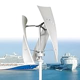 【BAJO NIVEL DE RUIDO】Inspirado en el diseño de las alas de los aviones y la rotación en el plano horizontal, el ruido se reduce a un nivel imperceptible en entornos naturales. Gracias a su forma compacta, baja velocidad de arranque y gran área expuesta al viento, la turbina eólica genera electricidad incluso con vientos suaves, ideal para aplicaciones sensibles al ruido.