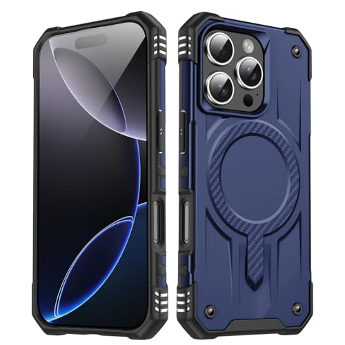 Coque iPhone 16 Pro fine antichoc - Étui magnétique hybride avec protection chutes et rayures