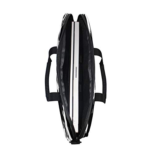 Laptop Bag Case Geometrical Animal Skin Cow Print Computer Protector Bag Travel Totes Briefcase with Shoulder Strap for Women Men Girl Boys3