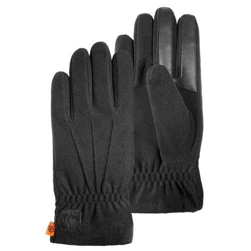 Guantes de forro flexible Isotoner negros en talla M para hombre