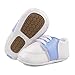 LACOFIA Chaussure Premier Pas Bébé Garçon Baskets à Lacets Antidérapantes pour Bébé Bleu Clair 12-18 Mois