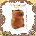 Geluode Capybara Pencil Holder, Animal Design Desk Organizer Stationery Pen Holder, Cute and Functional Office Decor, Gift for Capybara Lovers Students